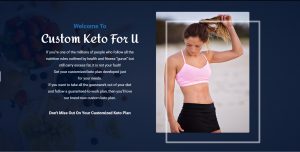 Custom Keto For U website